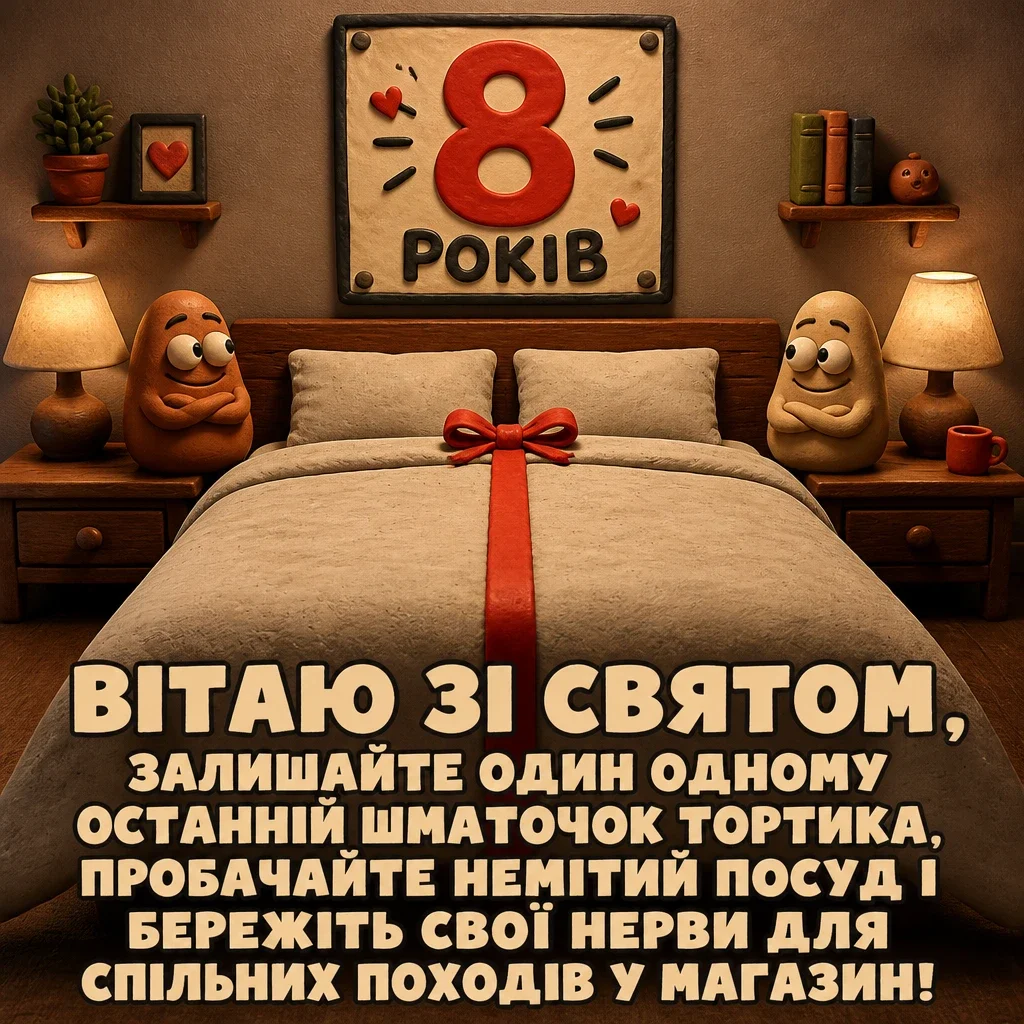 привітання з 8 річницею весілля привітання з 8 річницею весілля