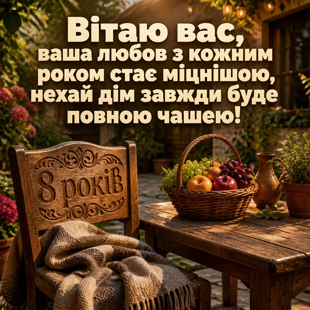 привітання з 8 річницею весілля привітання з 8 річницею весілля