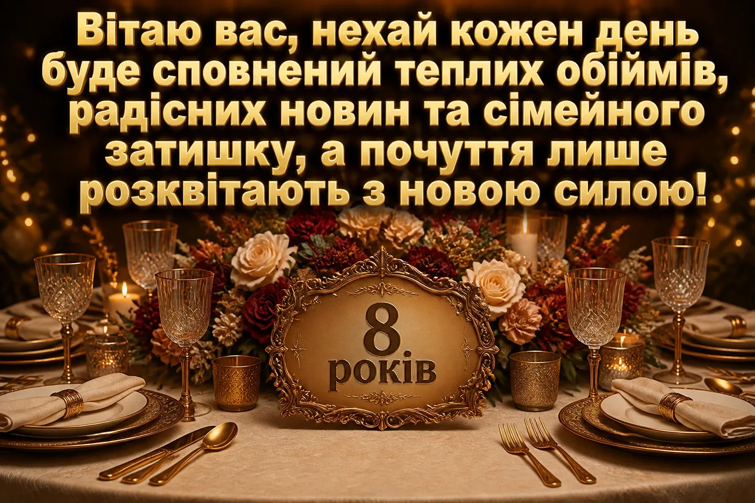 привітання з 8 річницею весілля привітання з 8 річницею весілля