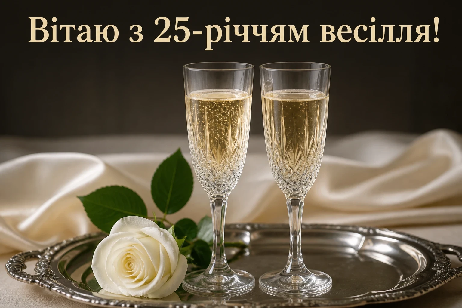 25 років весілля привітання у віршах