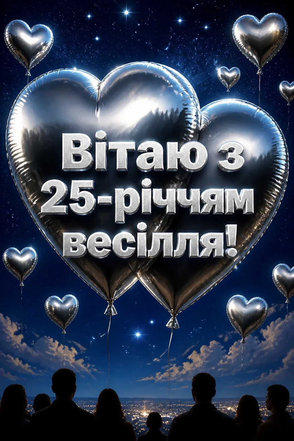 25 років весілля привітання у віршах