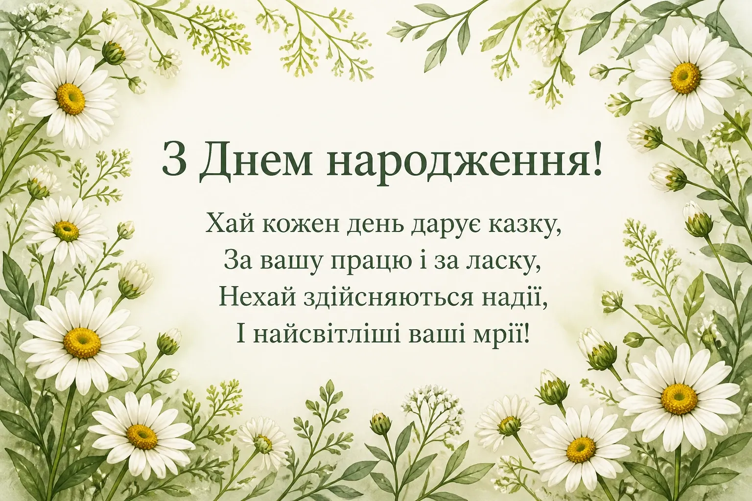 привітання вихователю з днем народження