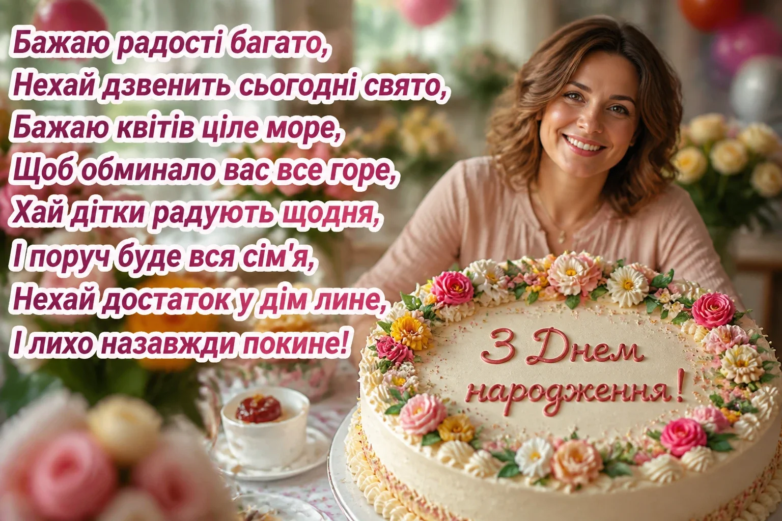 привітання вихователю з днем народження