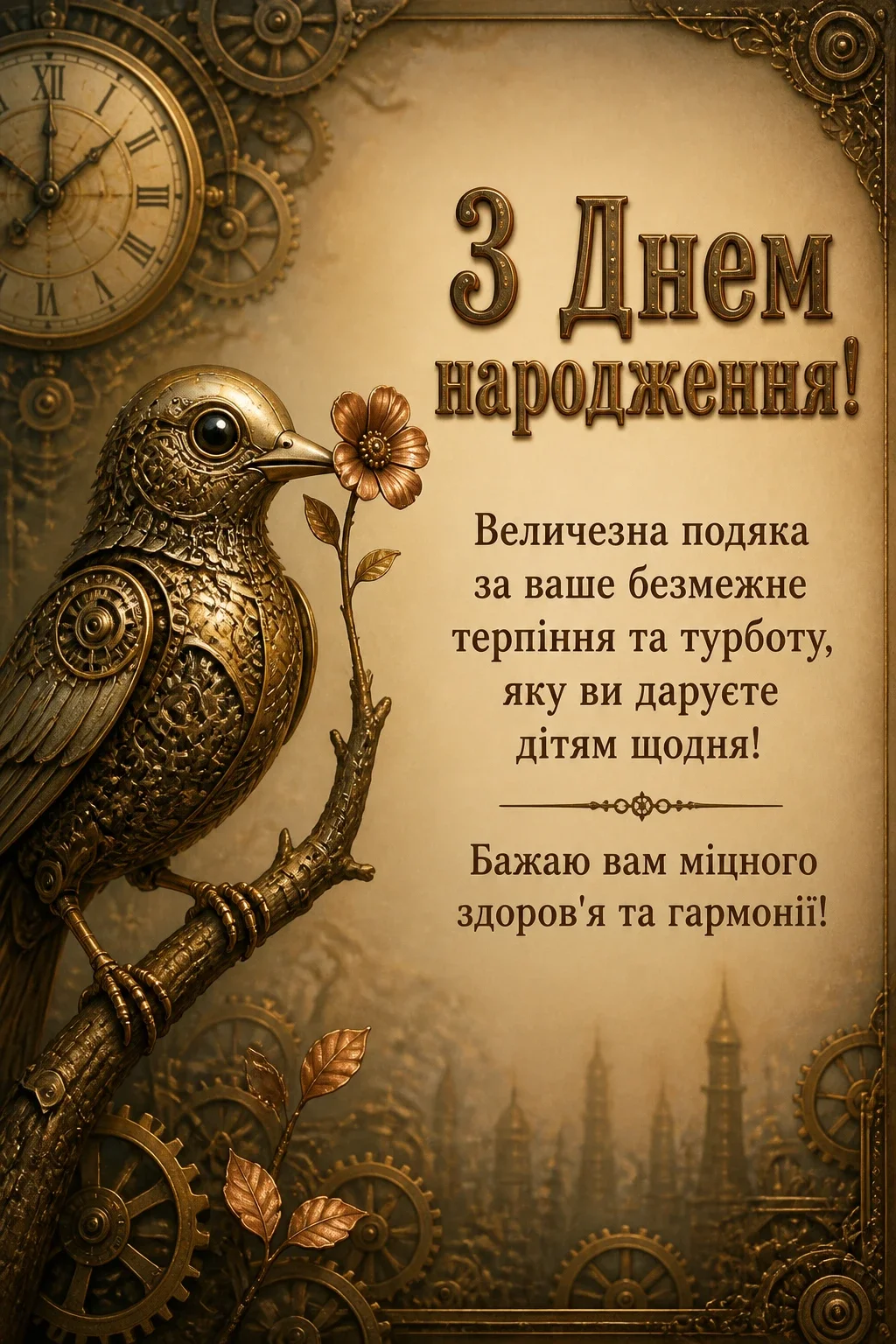 привітання вихователю з днем народження