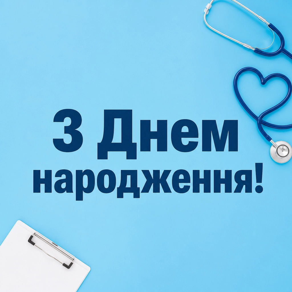 привітання лікарю з днем народження