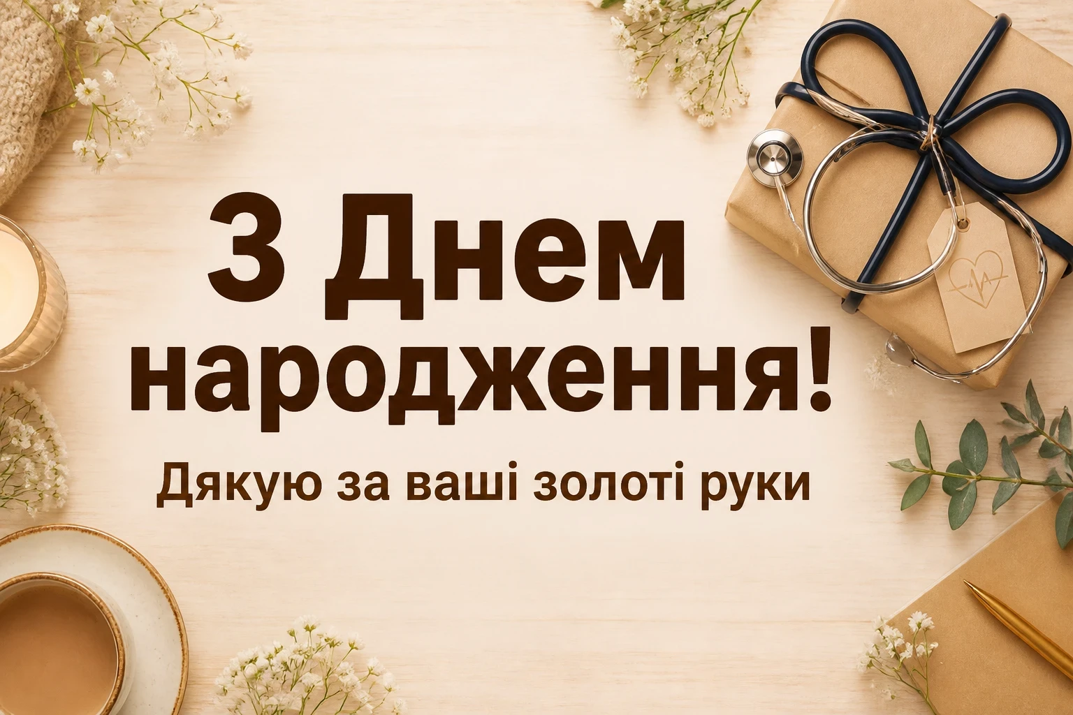 привітання лікарю з днем народження