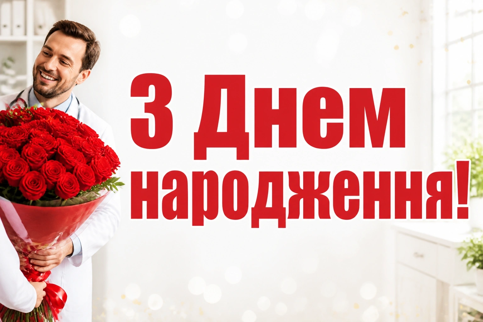привітання лікарю з днем народження