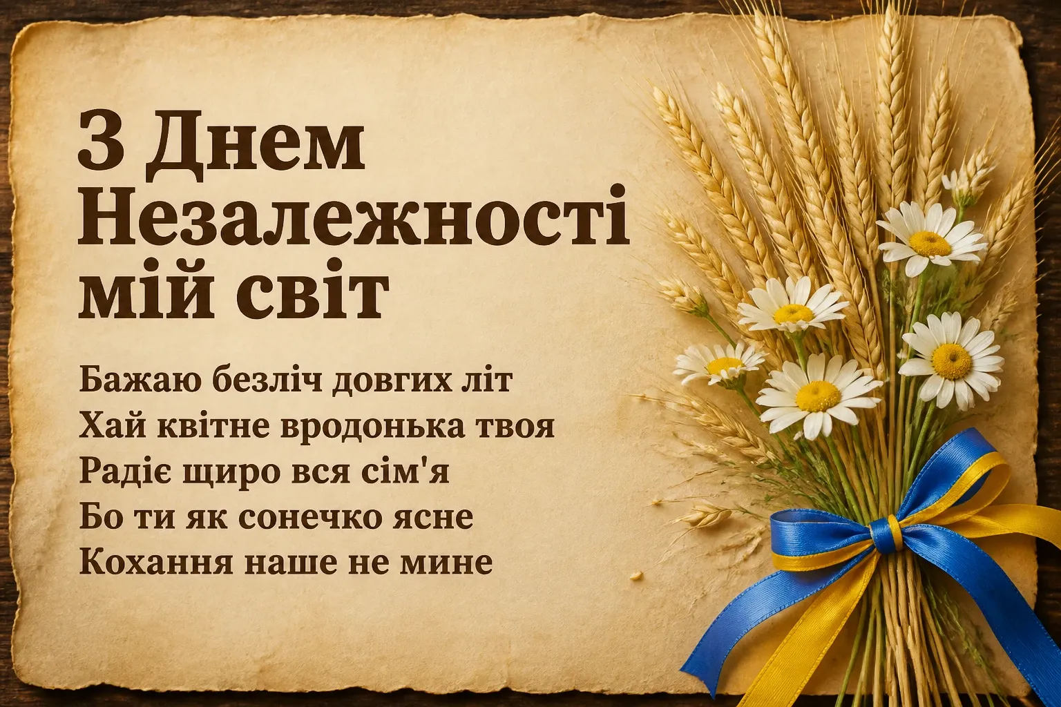 з днем незалежності люба