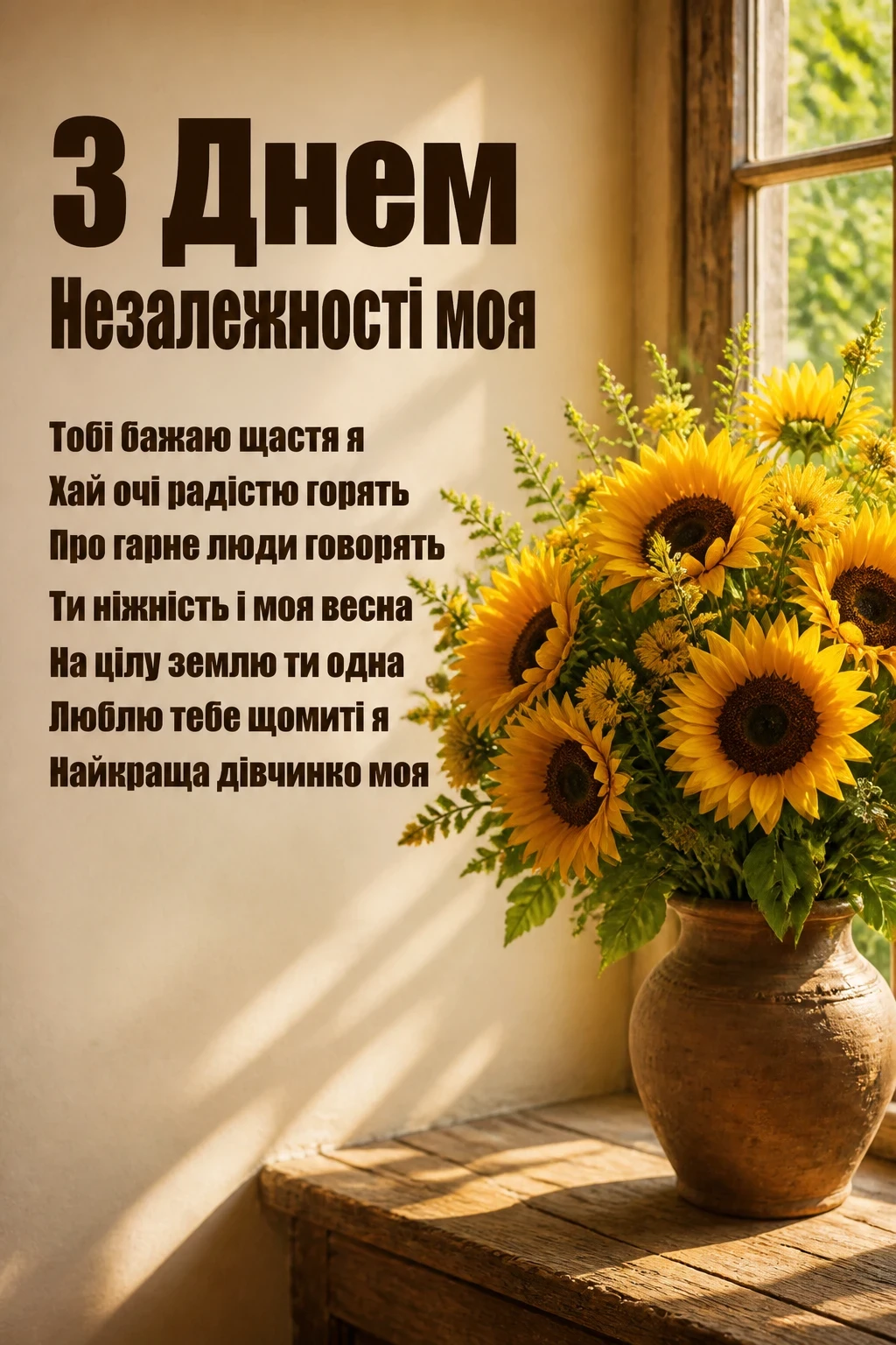 з днем незалежності люба