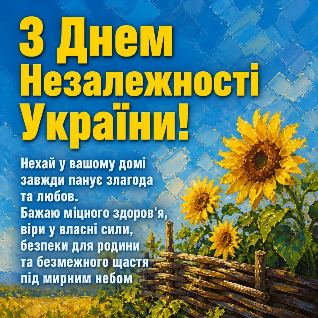 з днем незалежності люба україно