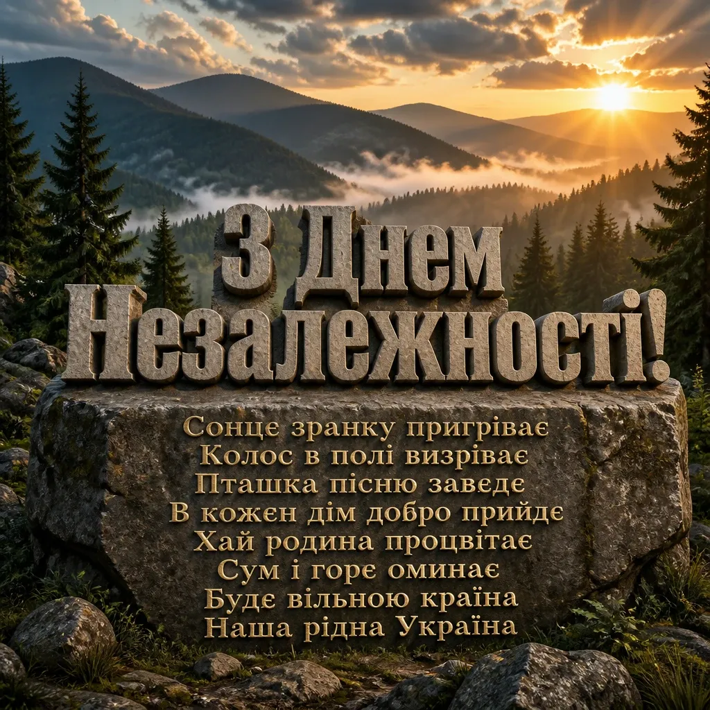 з днем незалежності люба україно