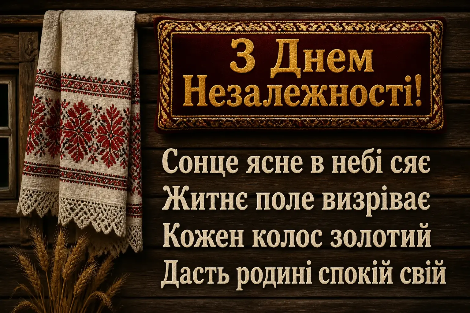 з днем незалежності люба україно