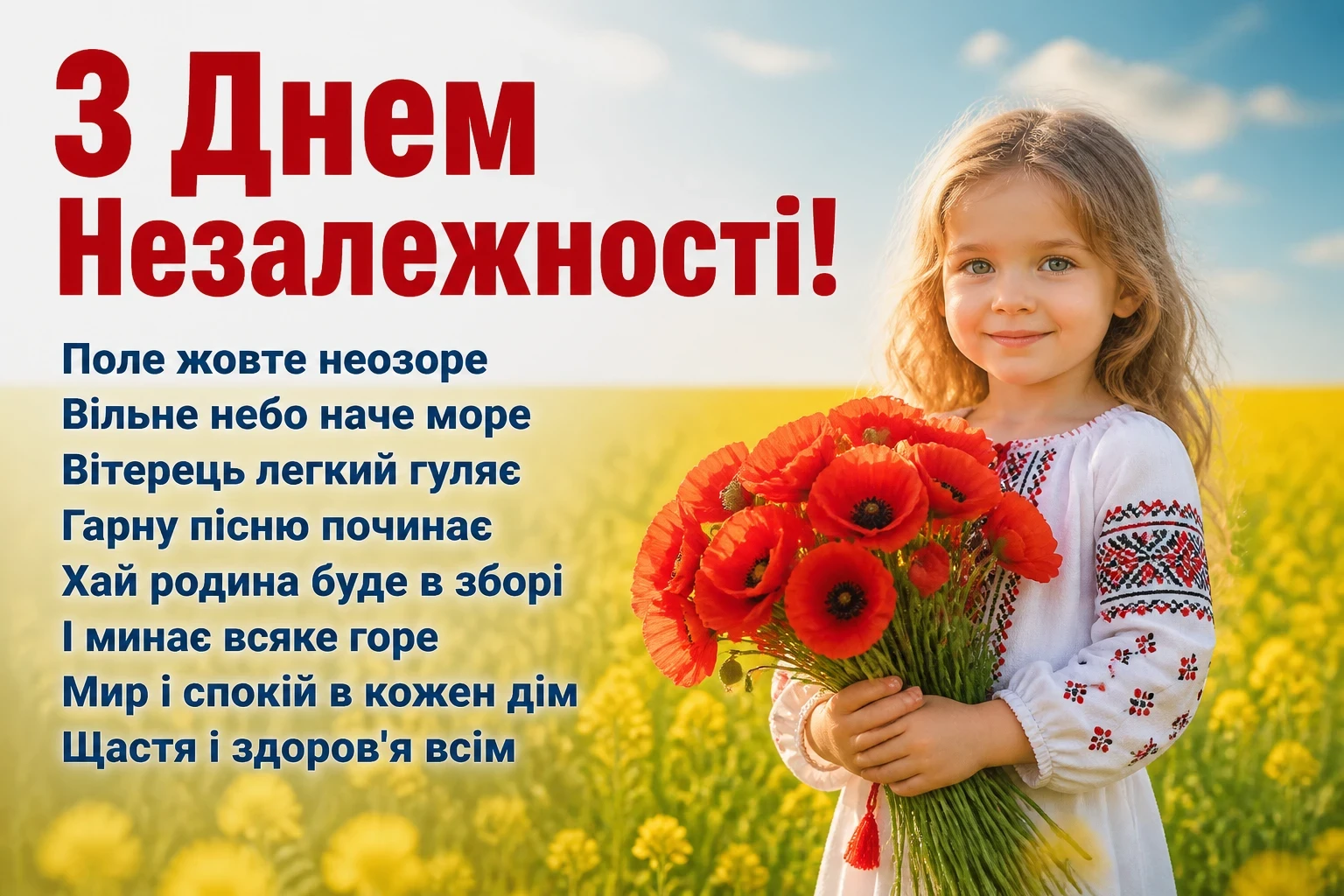 з днем незалежності люба україно