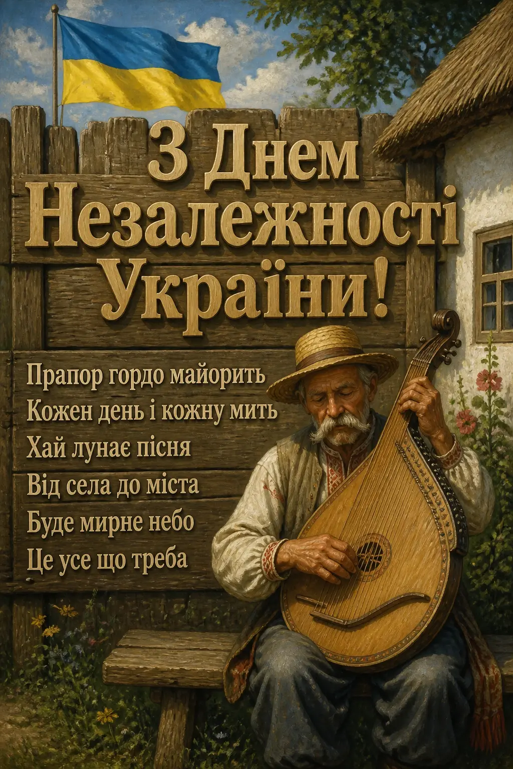 з днем незалежності люба україно