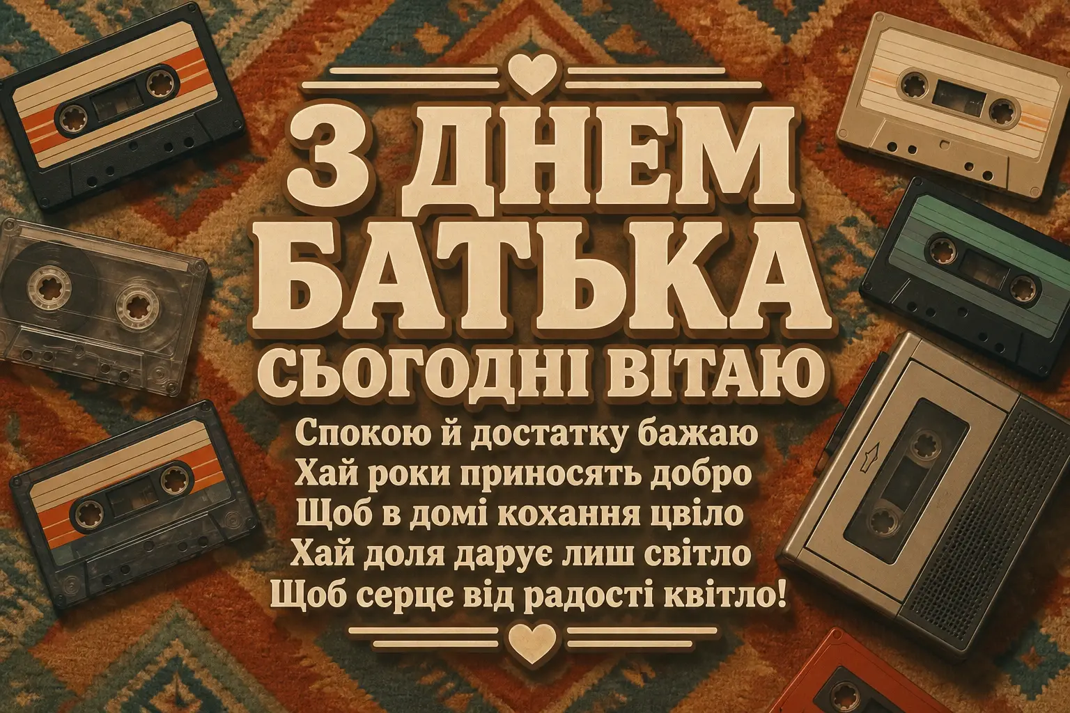 всесвітній день батька: привітання