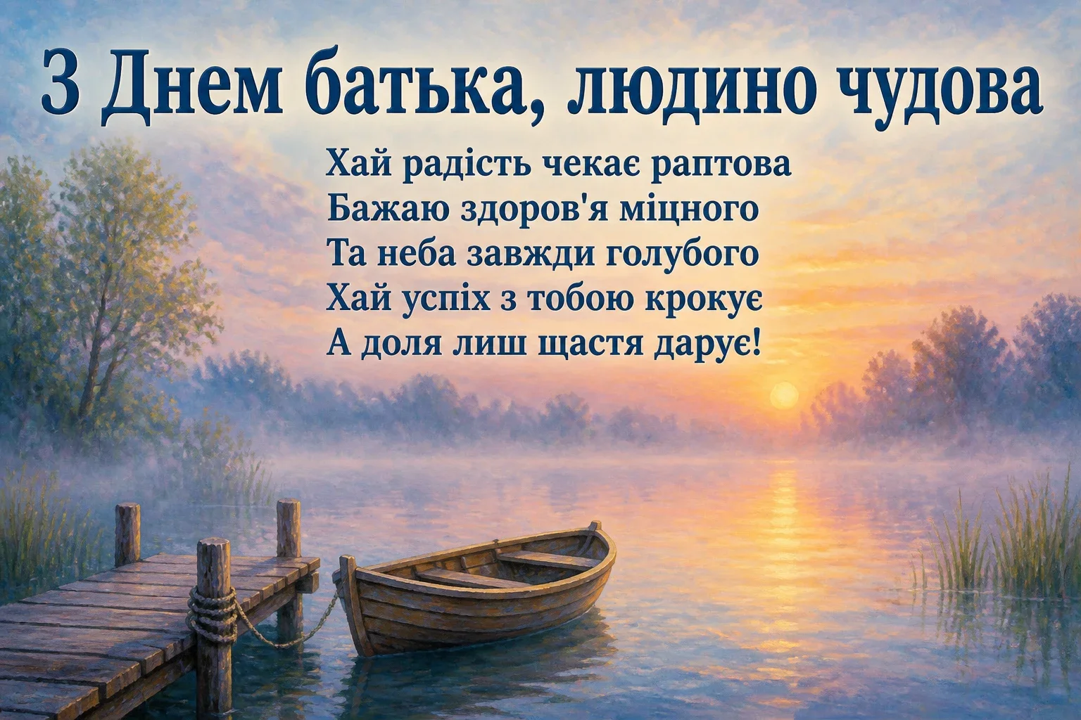всесвітній день батька: привітання