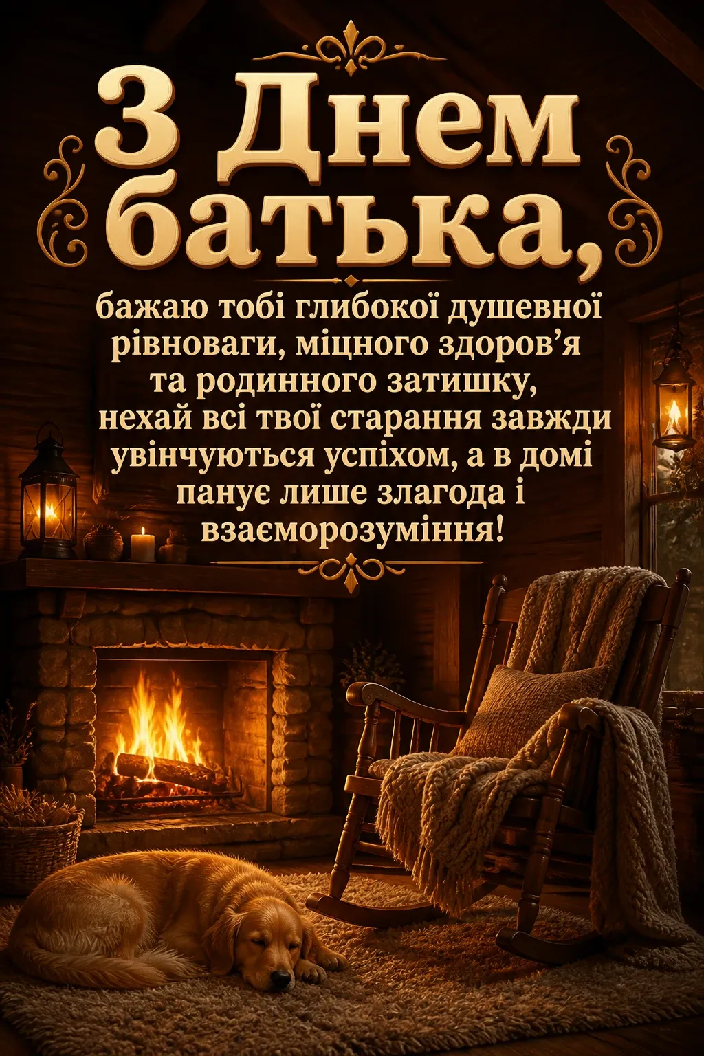 всесвітній день батька: привітання