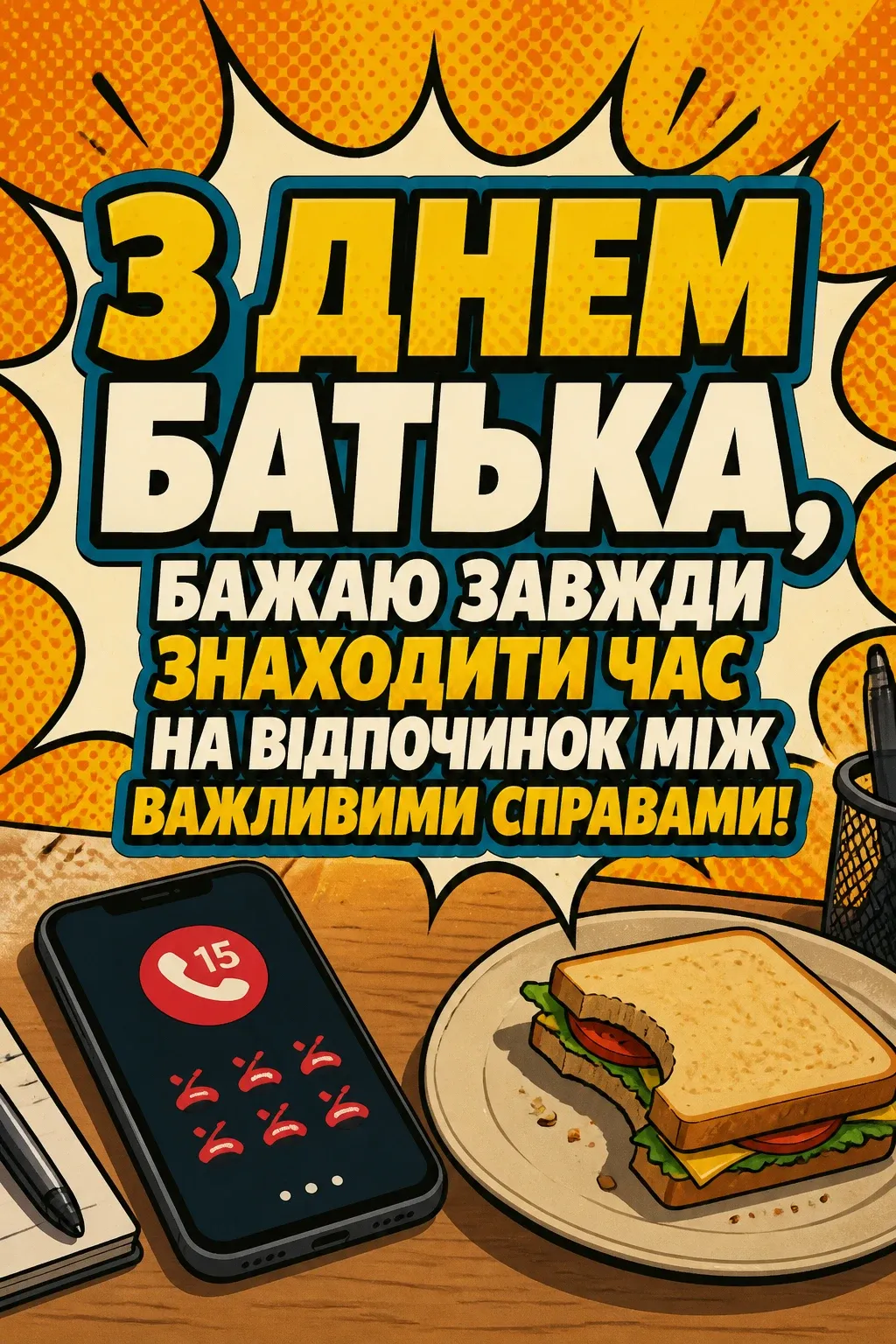 всесвітній день батька: привітання