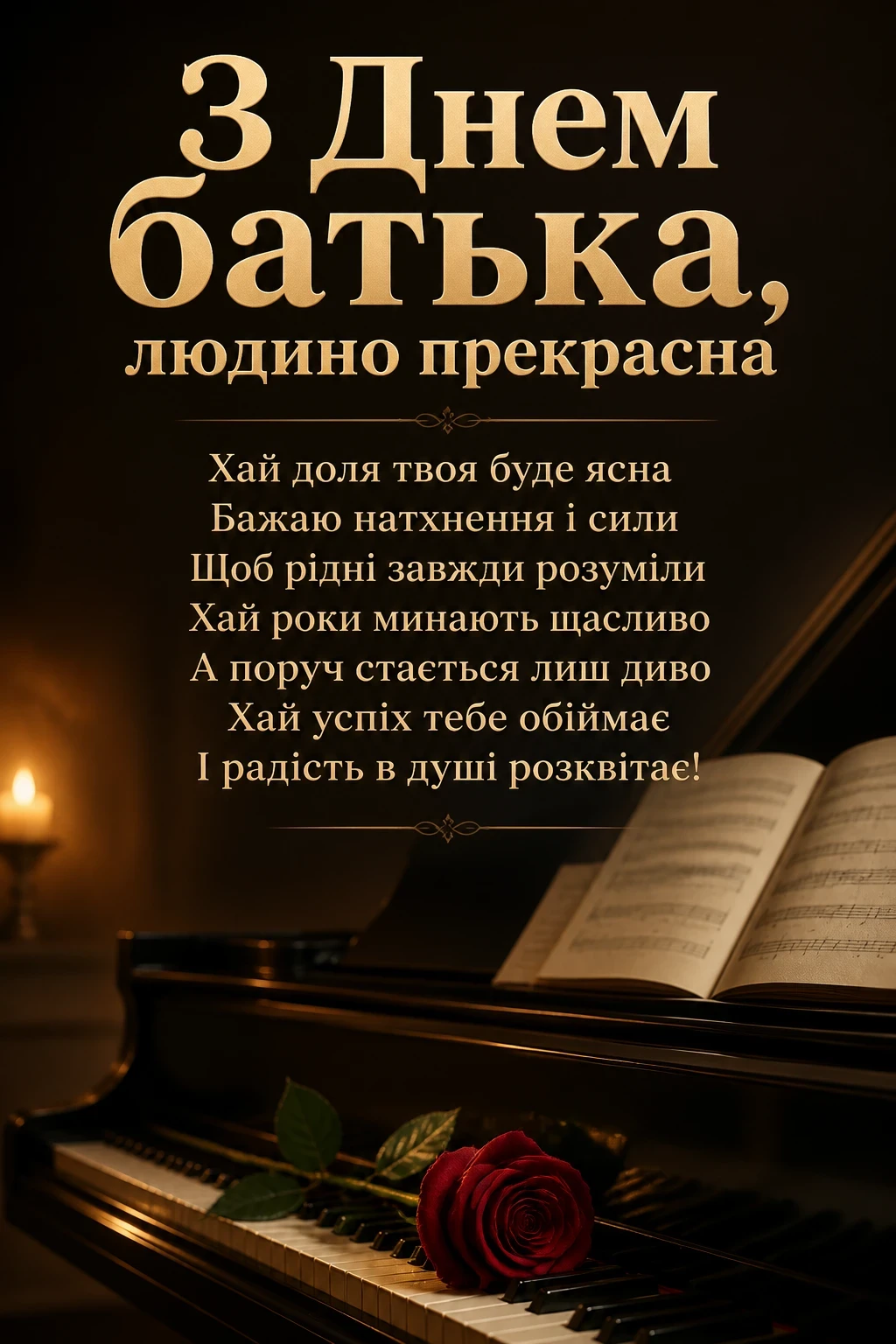 всесвітній день батька: привітання