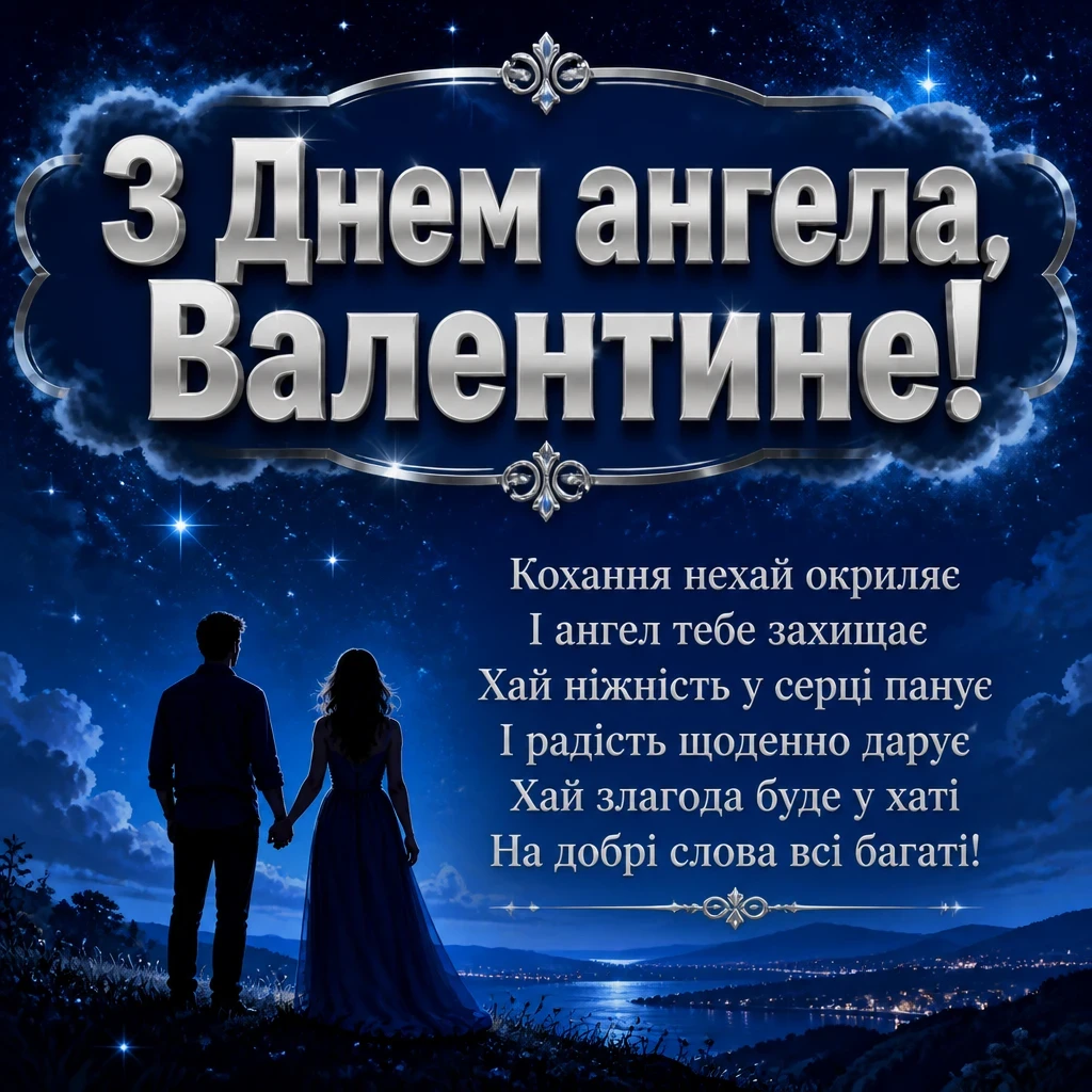 з днем ангела валентин українською