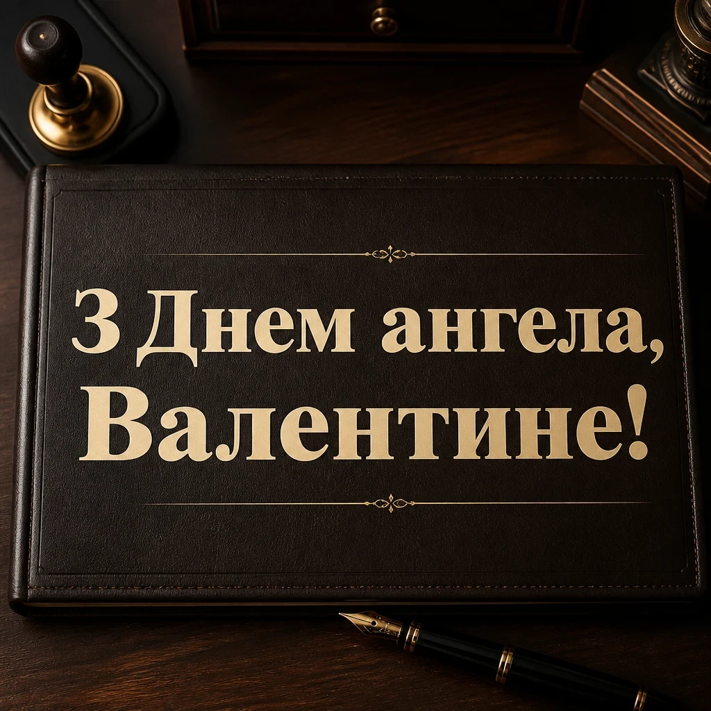 з днем ангела валентин українською