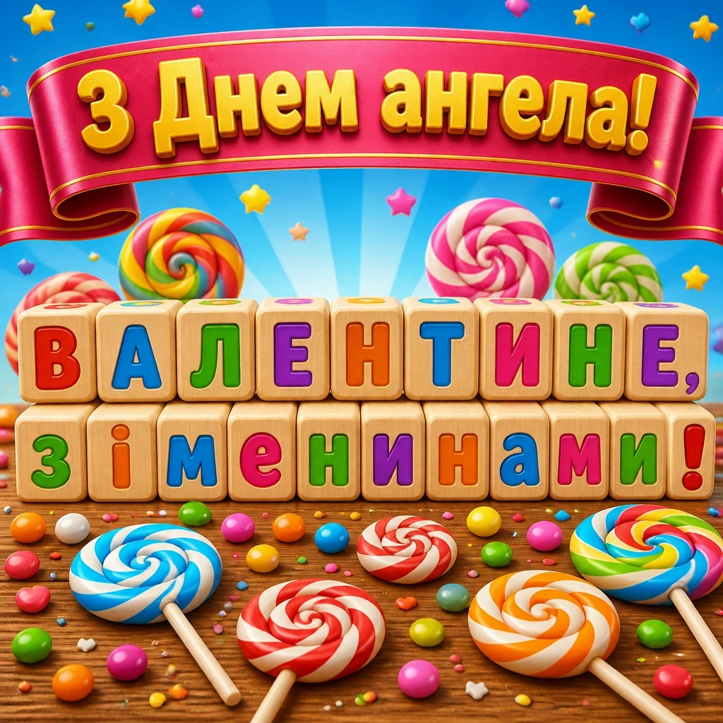 з днем ангела валентин українською