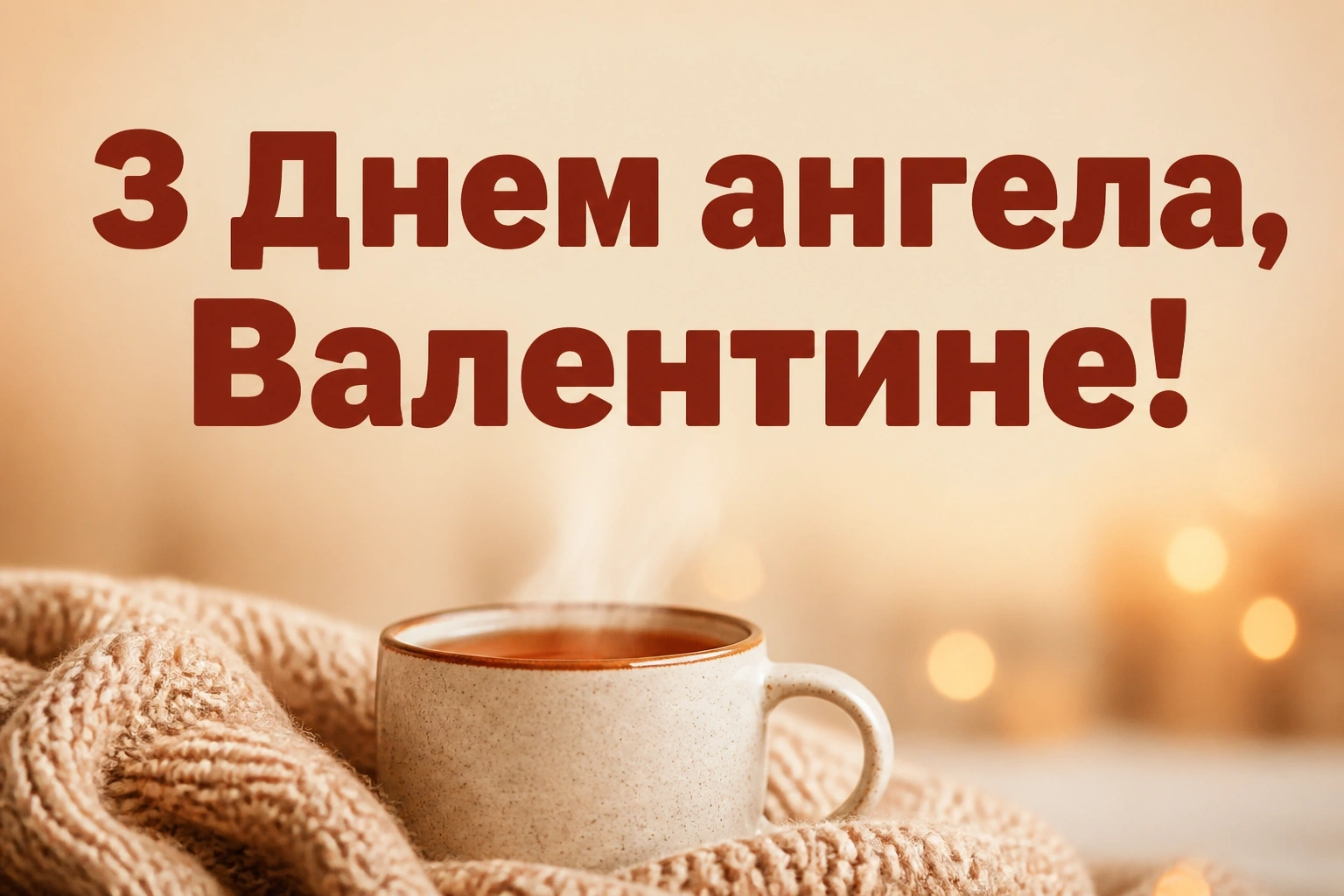 з днем ангела валентин українською