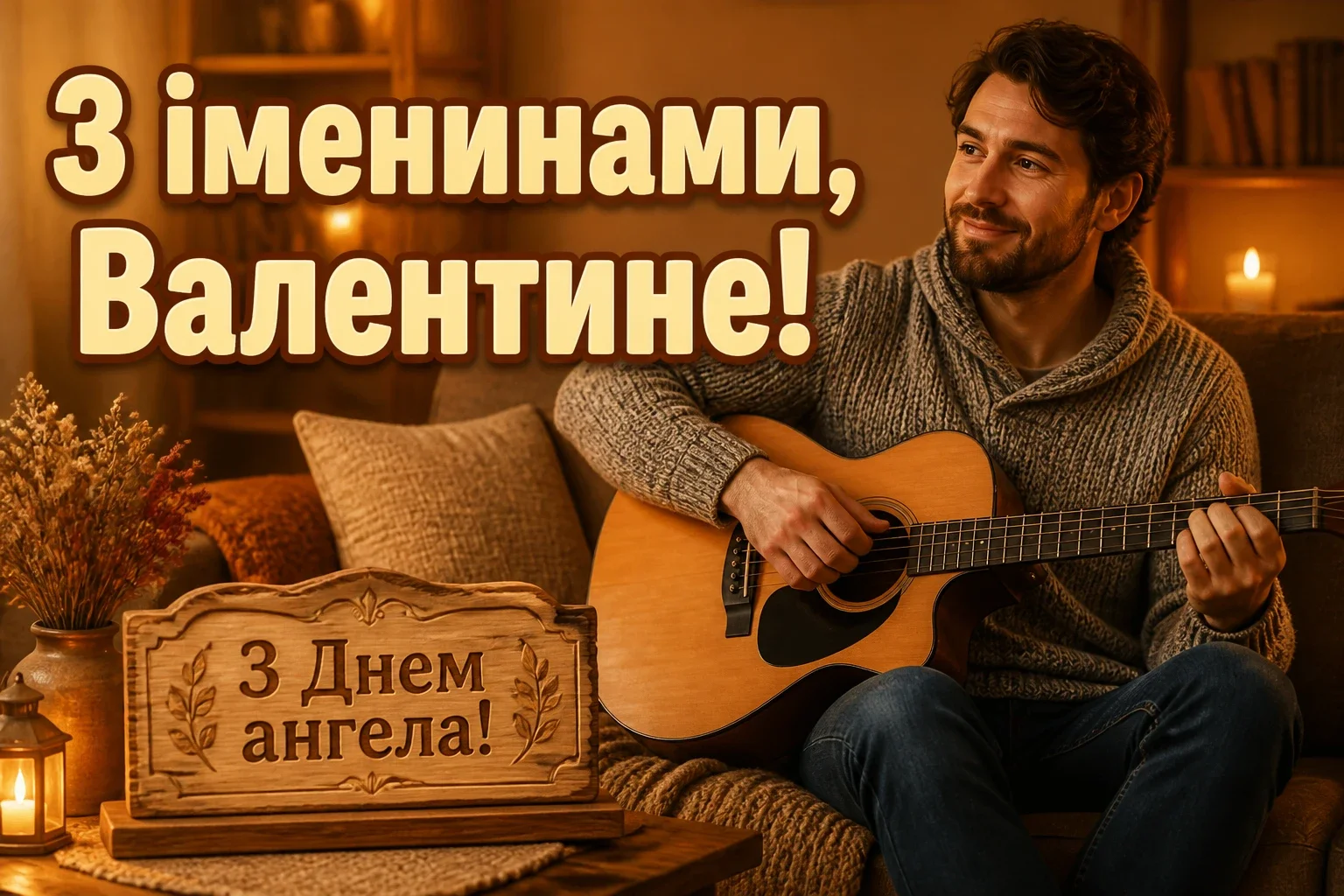 з днем ангела валентин українською