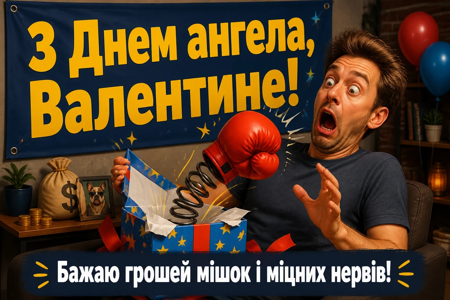 з днем ангела валентин українською