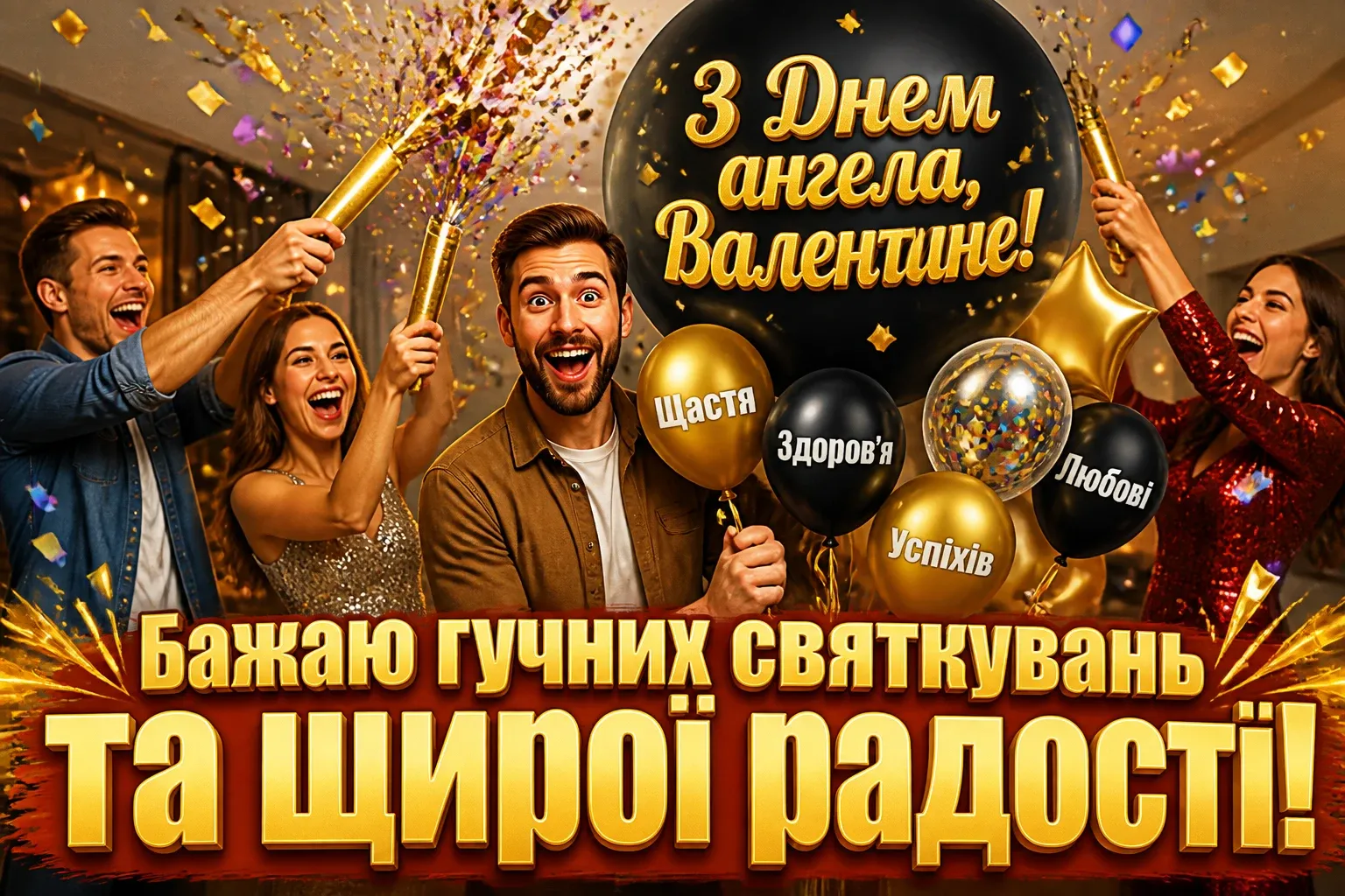 з днем ангела валентин українською