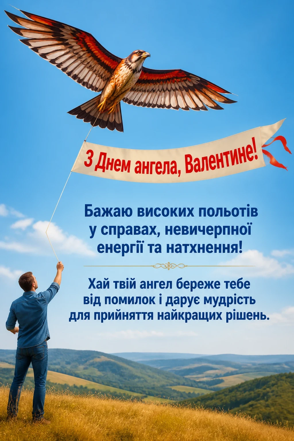 з днем ангела валентин українською