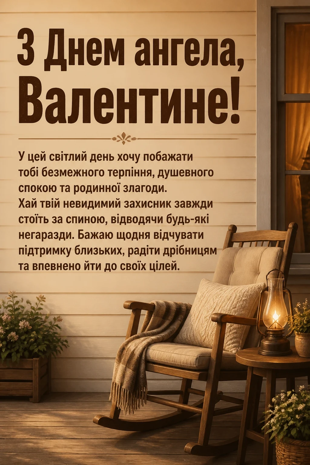 з днем ангела валентин українською