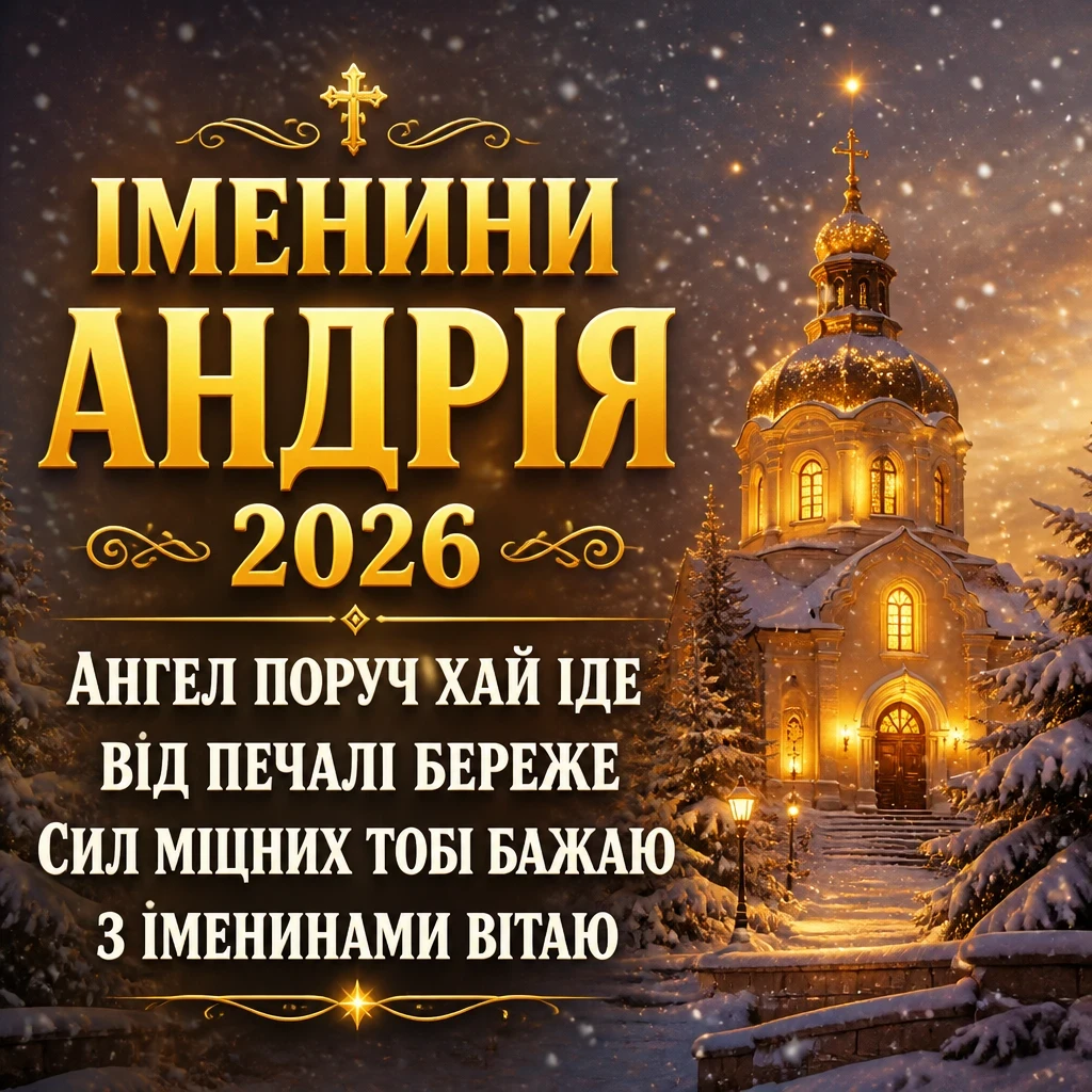 андрія іменини 2026