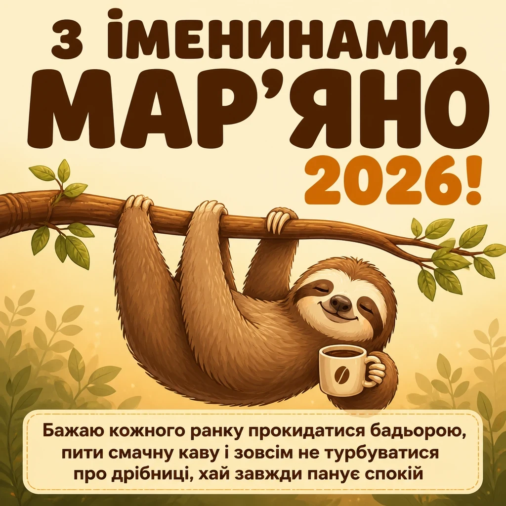 іменини мар'яни 2026