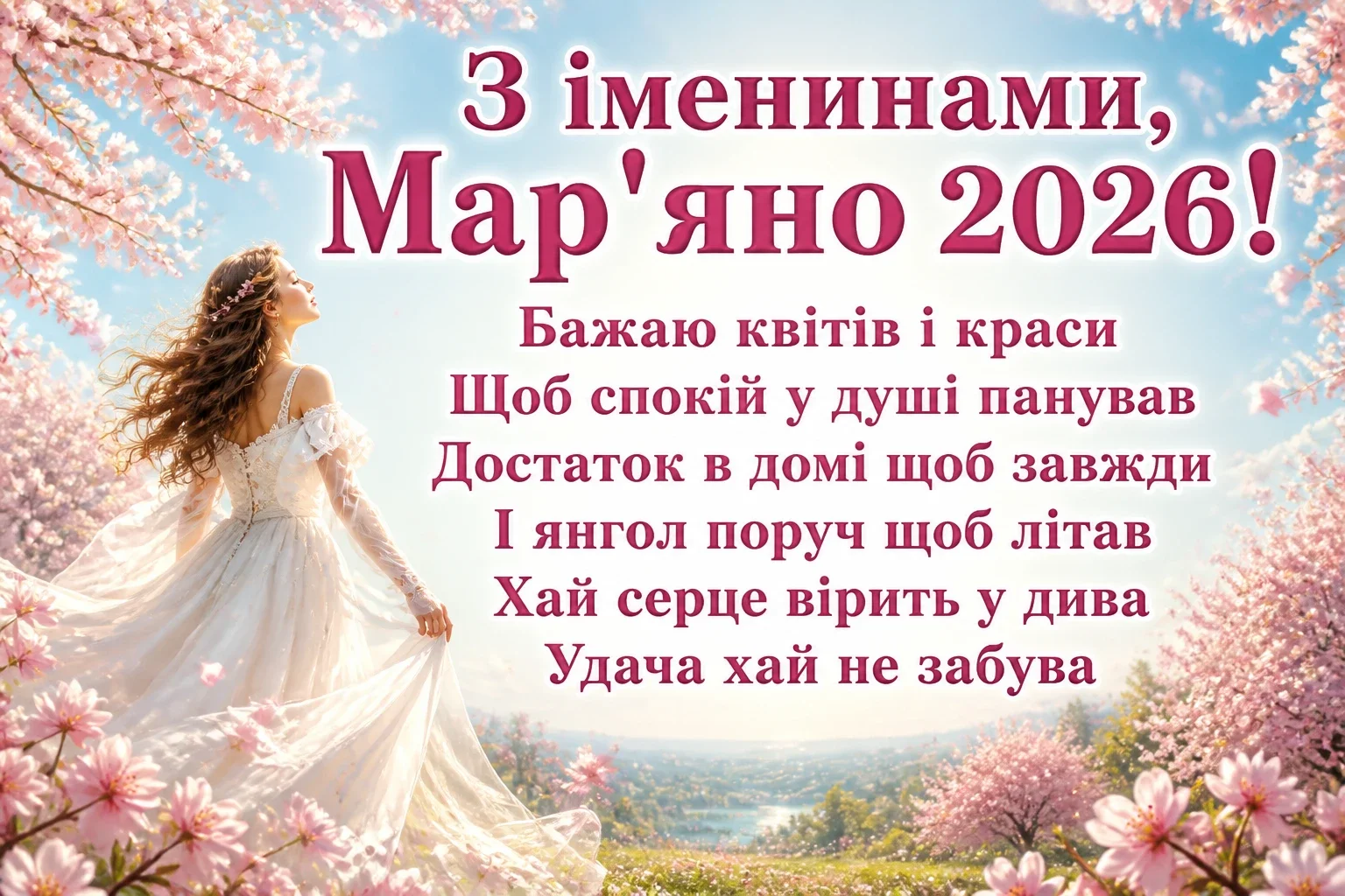 іменини мар'яни 2026
