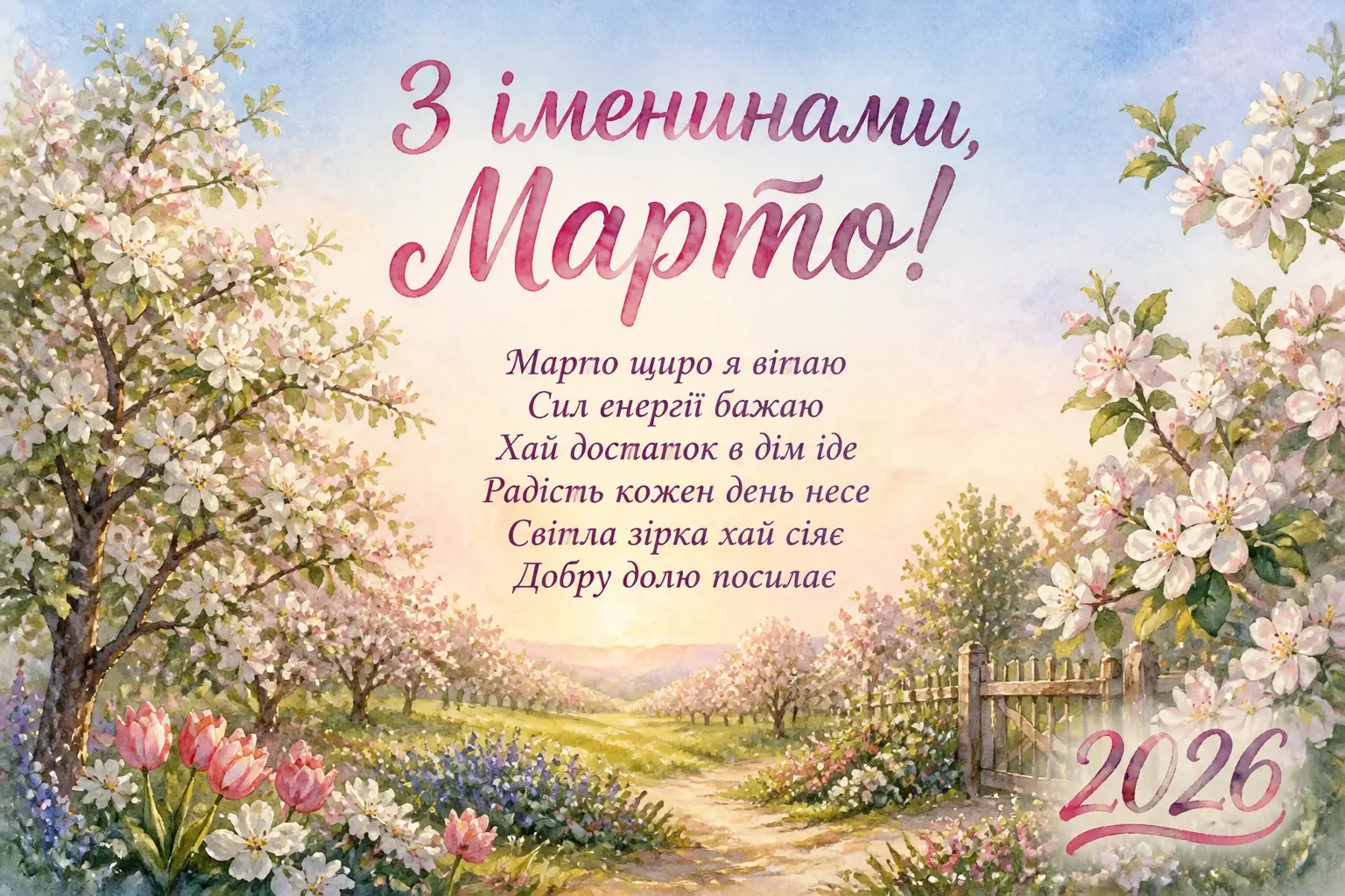 іменини марти 2026