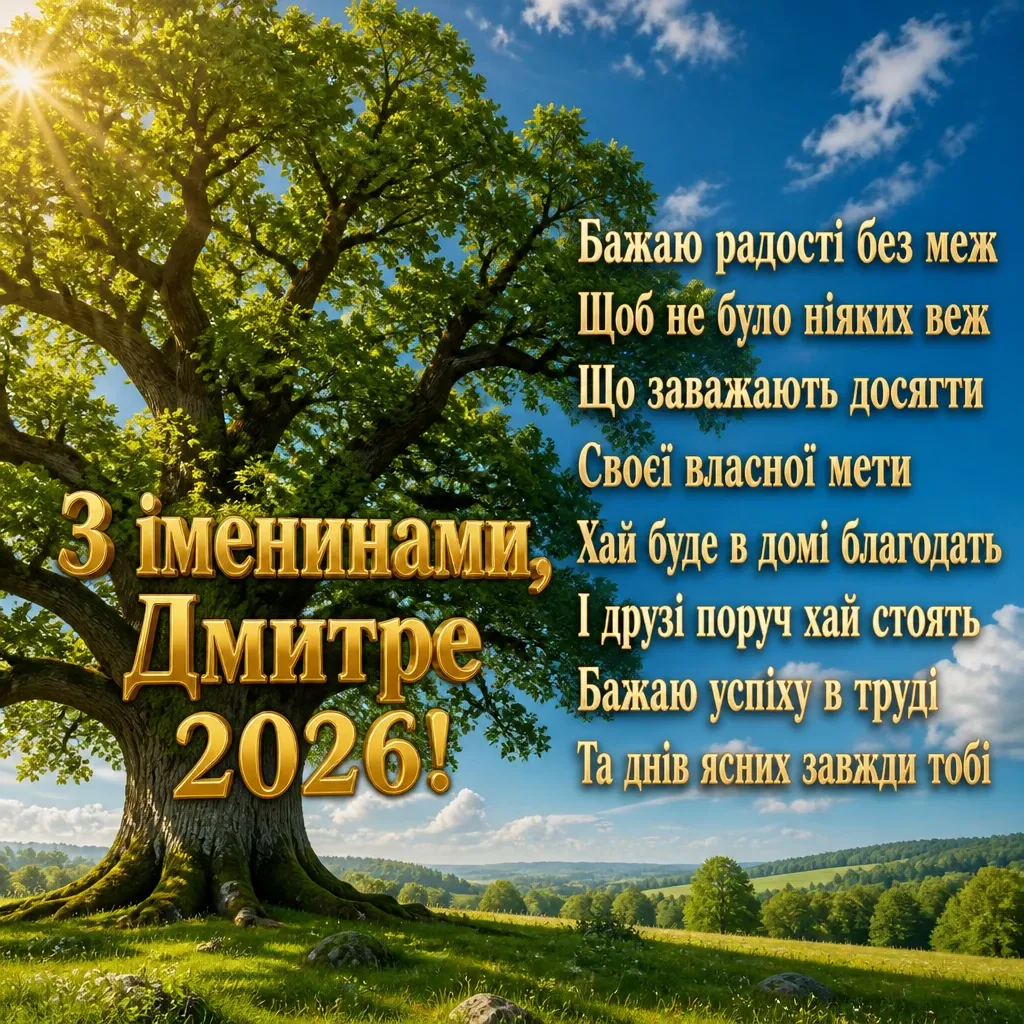 іменини дмитра 2026