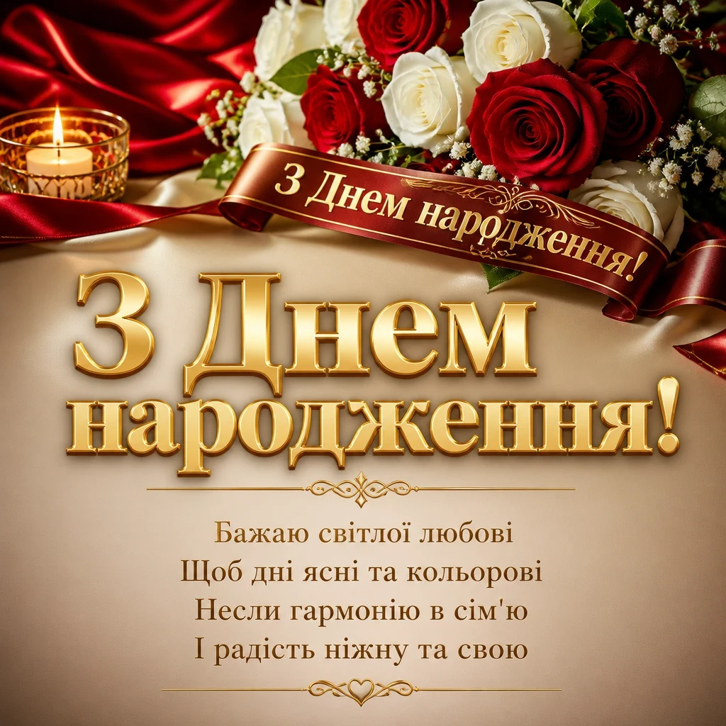 привітання з іменинницею