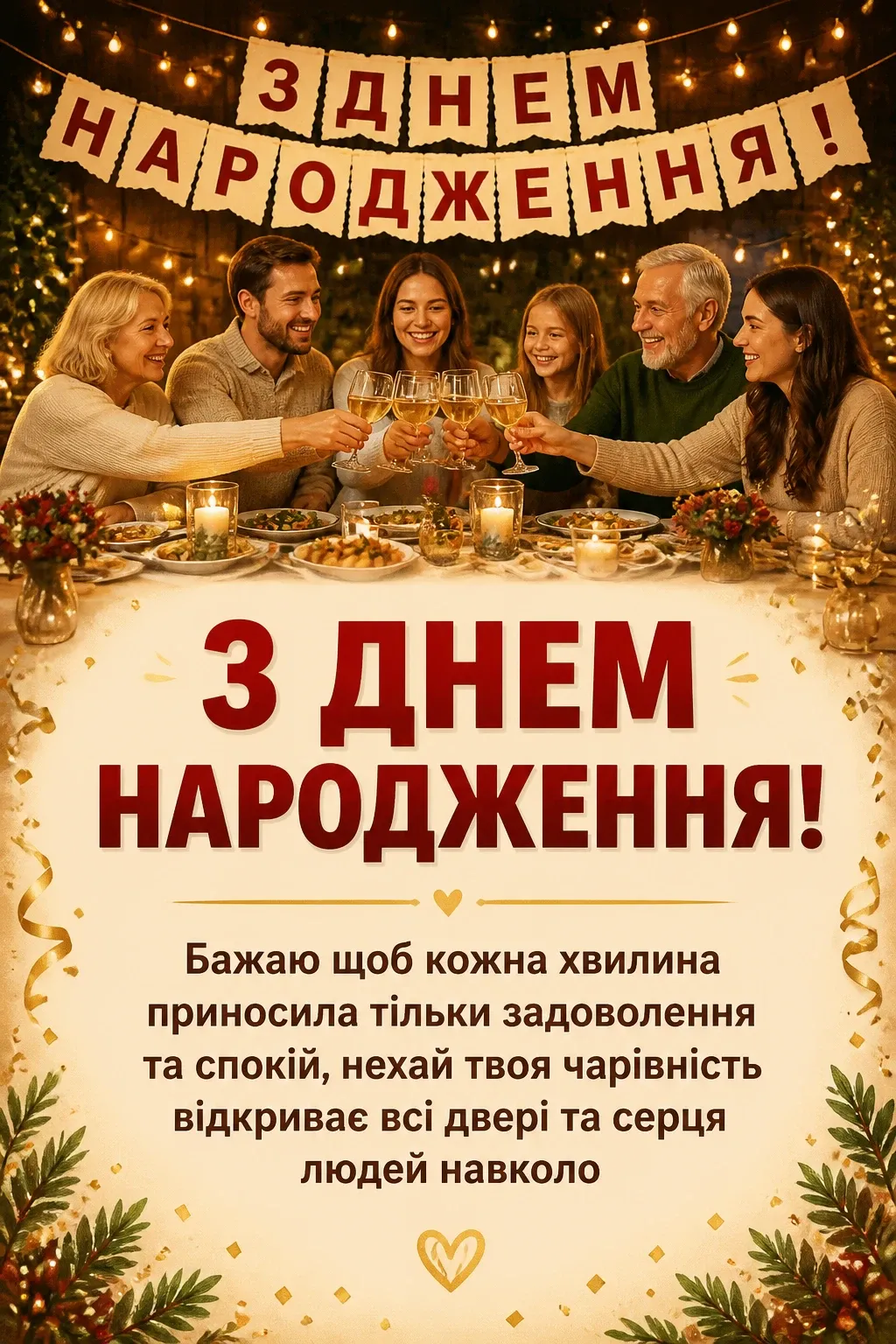 привітання з іменинницею