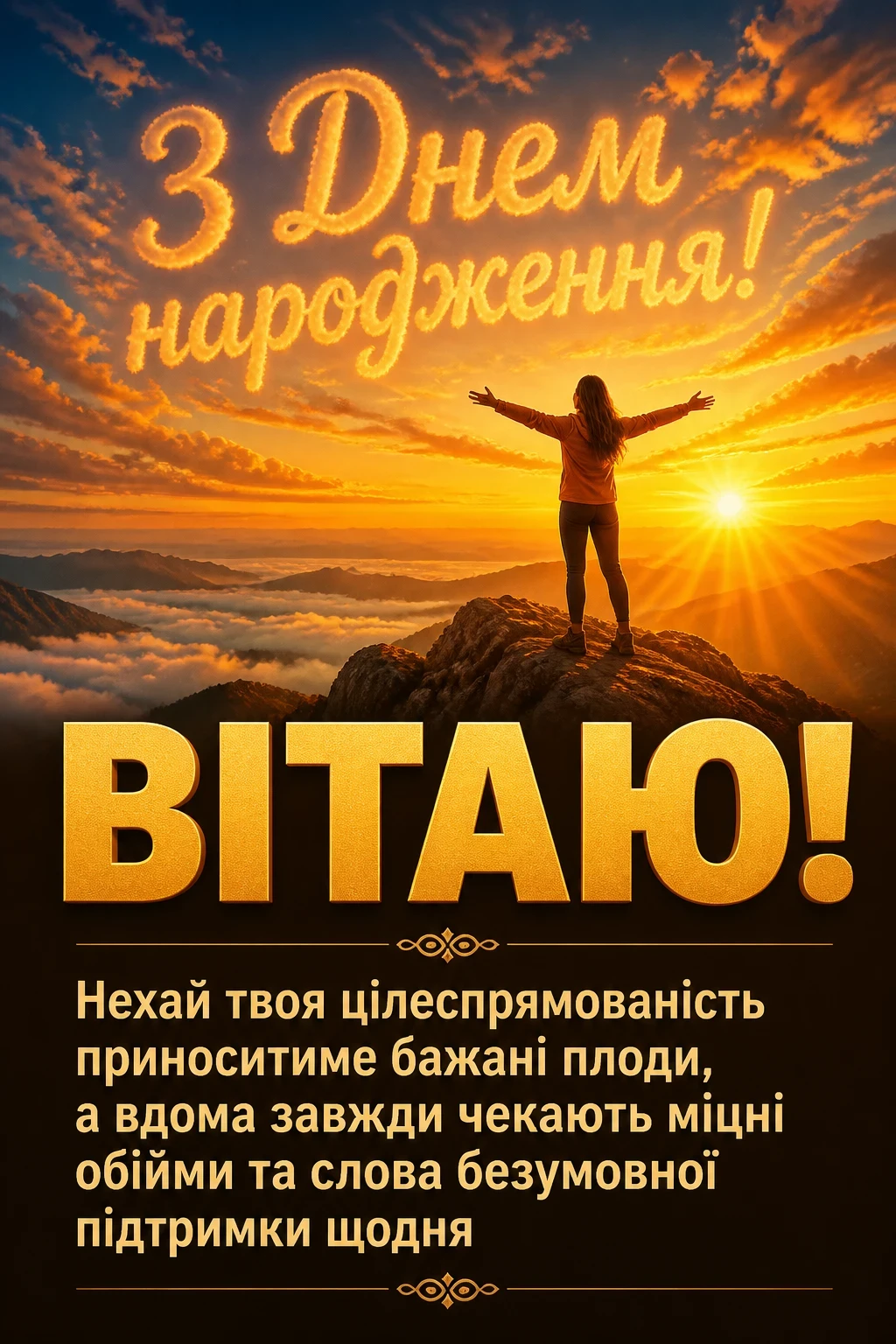 привітання з іменинницею