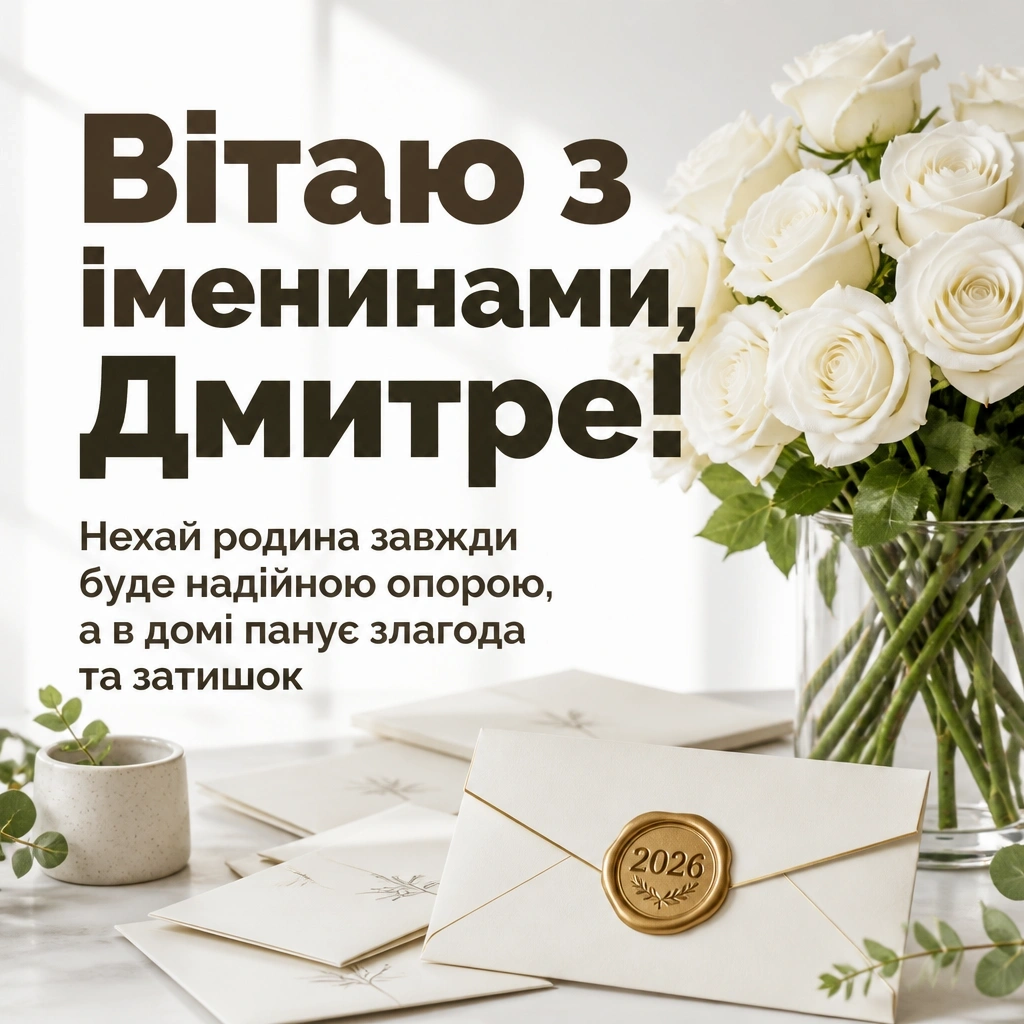 дмитра іменини 2026