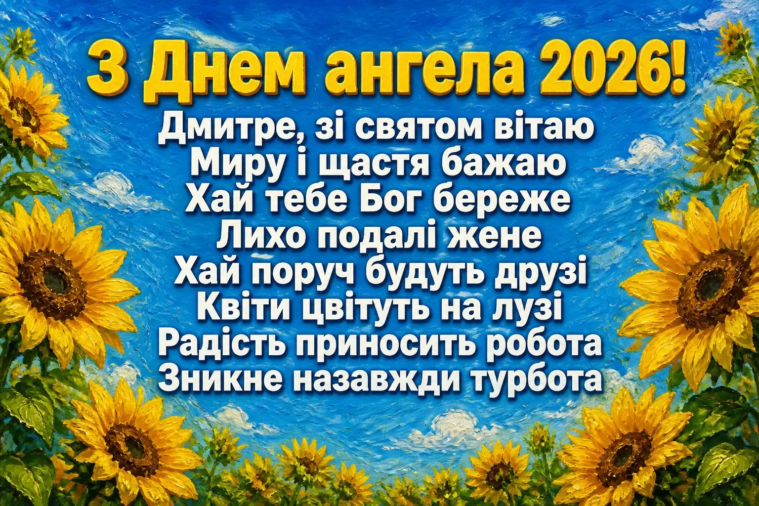 дмитра іменини 2026