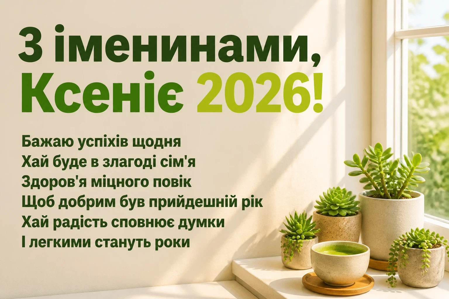 ксенії іменини 2026