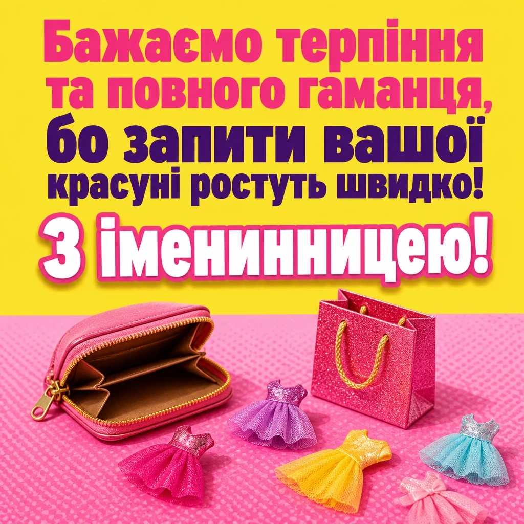 привітання з іменинницею батькам