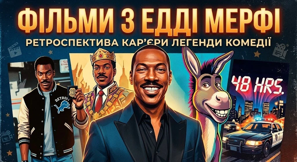 Фільми з Едді Мерфі: від дебюту до 2024 року