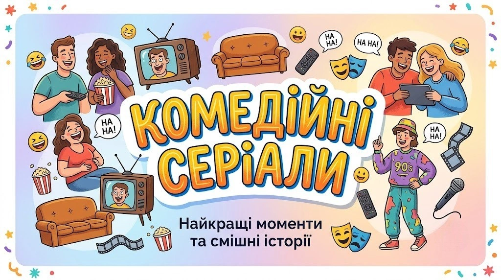 Добірка комедійних серіалів для будь-якого настрою