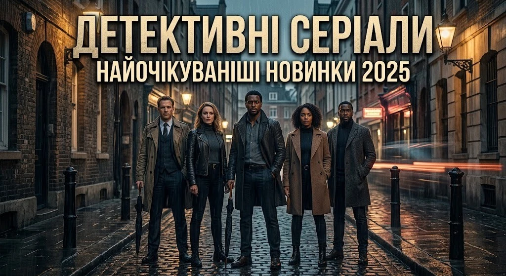 Детективні серіали 2025 для тих, хто любить кримінал